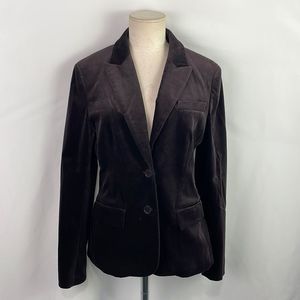 Theory NWT Brown Velvet Jacket